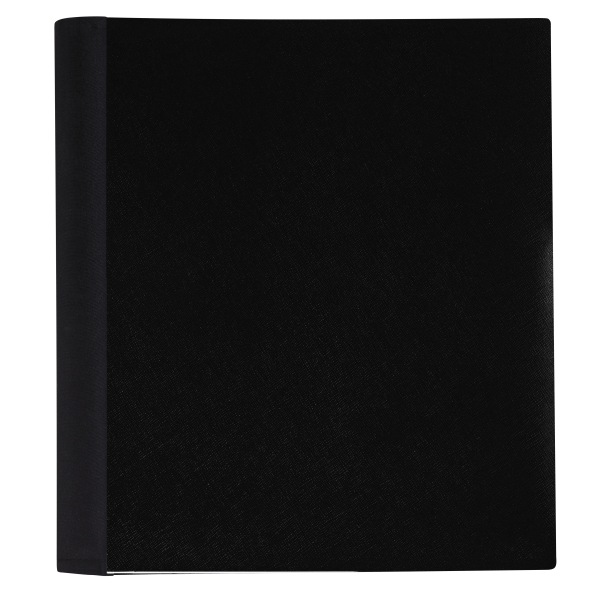 Office Depot&reg; Brand Stellar Notebook With Spine Cover, 8-1/2&quot; x 11&quot;, 1 Subject, College Ruled, 100 Sheets, Black 8317469