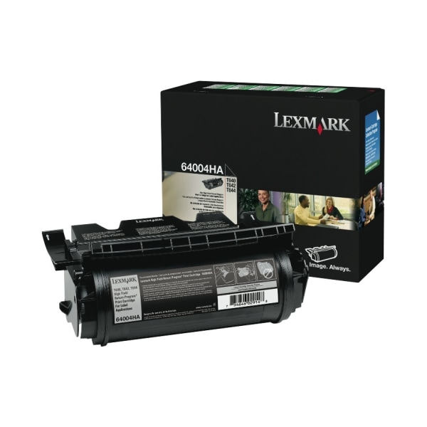 Lexmark&trade; 64004HA High-Yield Return Program Black Toner Cartridge LEX64004HA