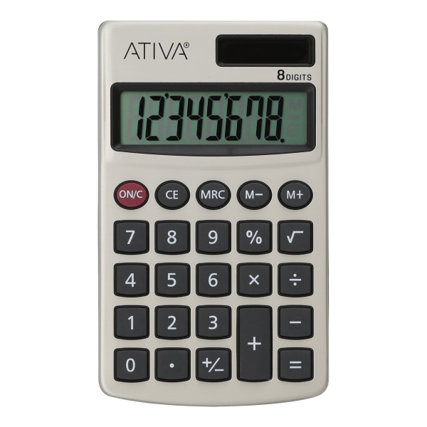 Ativa&reg; Mini 8-Digit Calculator 8574707