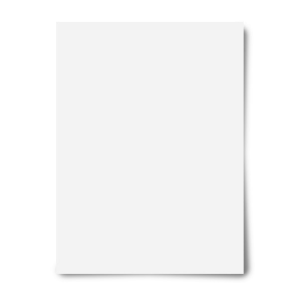 Bazic 11 x 14 White Poster Board w/Glitter Frame (5/Pack)