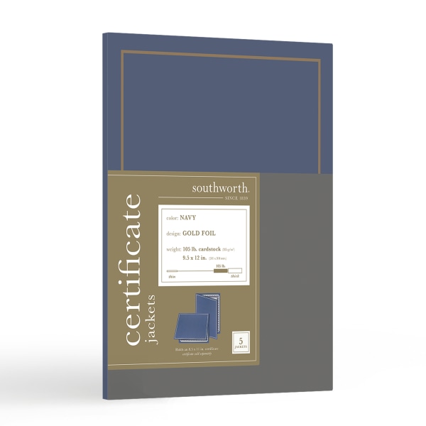 Certificates, Ivory/Gold Foil Border, 66 lb. (CTP1V) - Southworth