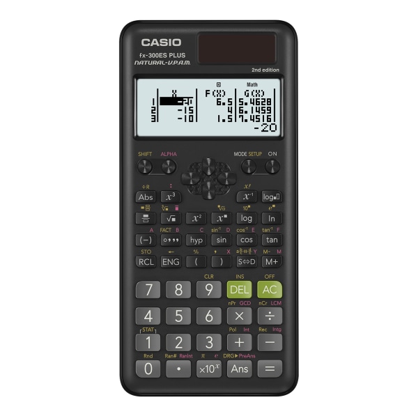 Casio&reg; fx-300ES PLUS Natural-V.P.A.M. 2nd Edition Scientific Calculator 8705379
