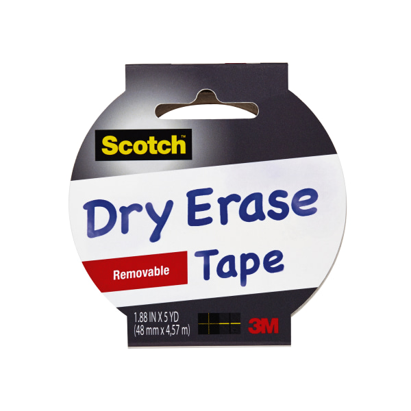 Scotch&trade; Dry Erase Tape MMM1905RDEWHT