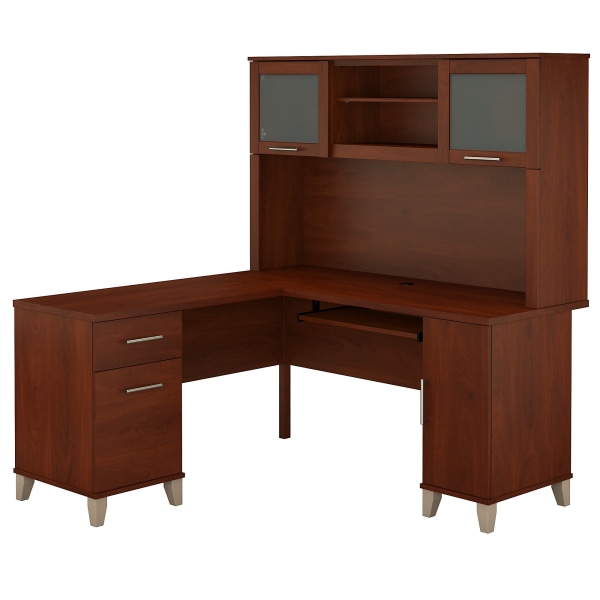 Bush Furniture Somerset L Shaped Desk With Hutch 872753