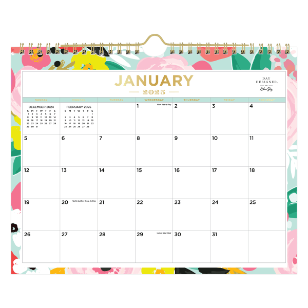 2025-day-designer-monthly-wall-calendar-11-x-8-3-4-secret-garden-mint-january-2025-to-december-2025-zerbee