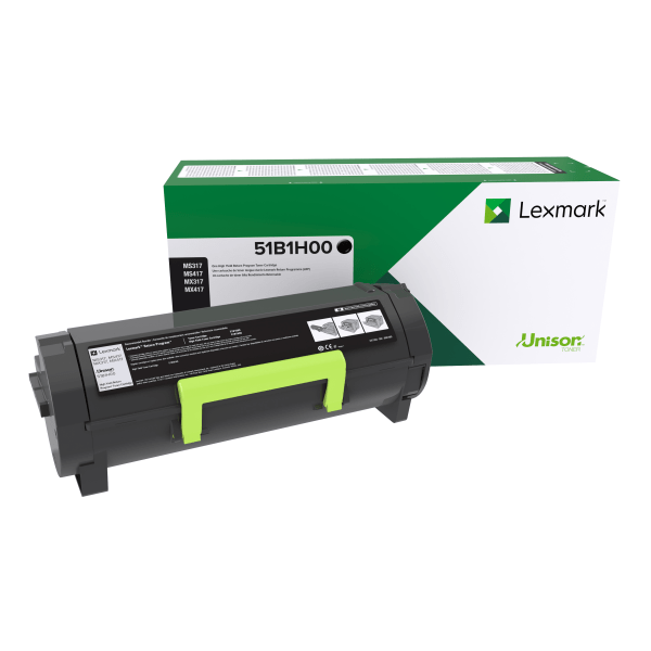 Lexmark&trade; 51B1H00 High-Yield Return Program Black Toner Cartridge LEX51B1H00