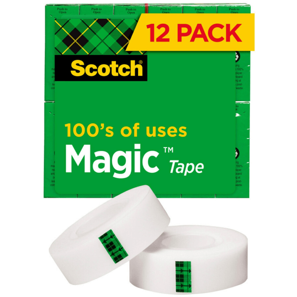 3M Scotch Magic and GiftWrap Tape - 6 rolls