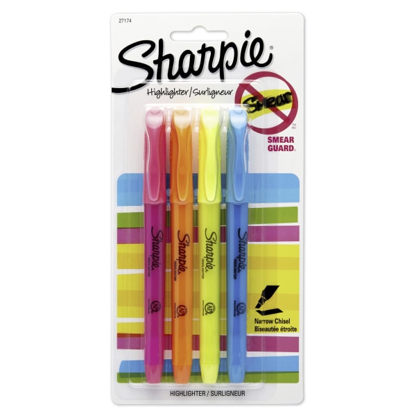 Sharpie Accent Highlighters Assorted Colors Pack Of 12 - Office Depot