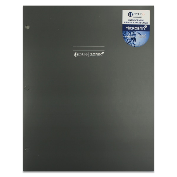 U Style 2-Pocket Paper Folder With Microban&reg; Antimicrobial Protection 8870875