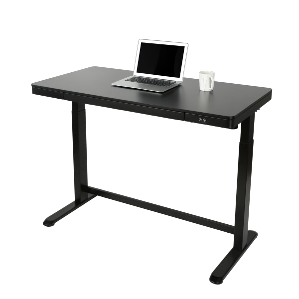 WorkPro Electric 60 W Height Adjustable Standing Desk with Wireless  Charging Black - Office Depot