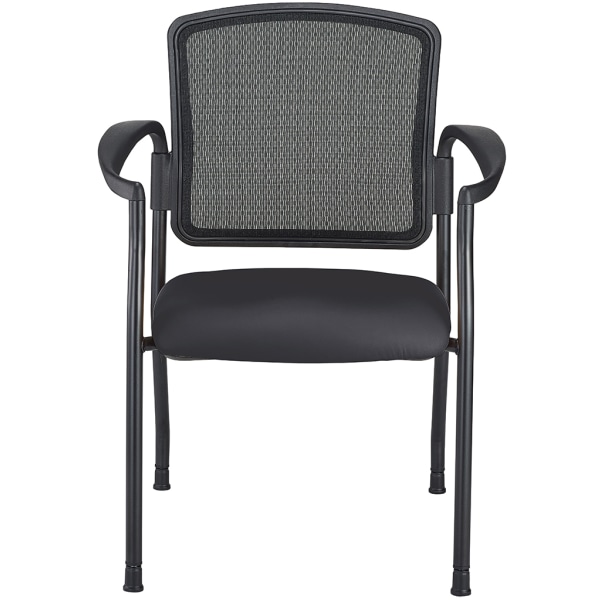 WorkPro&reg; Spectrum Series Mesh/Vinyl Stacking Guest Chair With Antimicrobial Protection 8969317