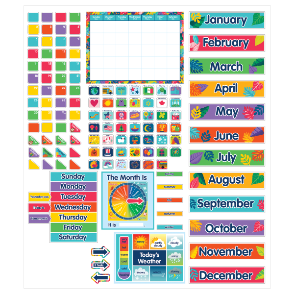 Carson Dellosa Education 1 World Calendar Bulletin Board Set Zerbee