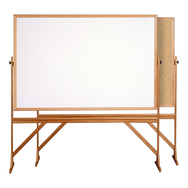 Ghent 2-Sided Cork Bulletin/Non-Magnetic Dry-Erase Whiteboard 9065091