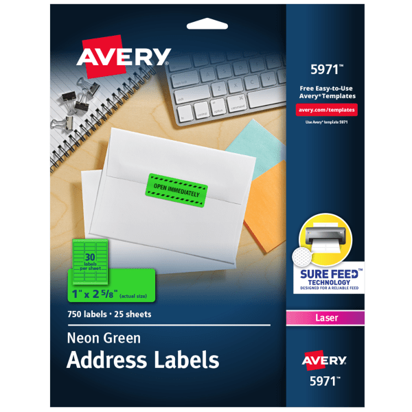 Avery Erasable ID Labels, 7/8 x 2 7/8, White - 80 pack