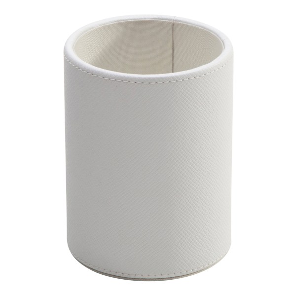 See Jane Work&reg; White Faux Leather Pencil Cup 9186473