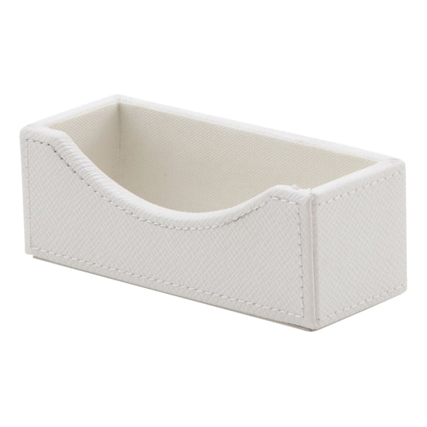 See Jane Work&reg; White Faux Leather Business Card Holder 9186492