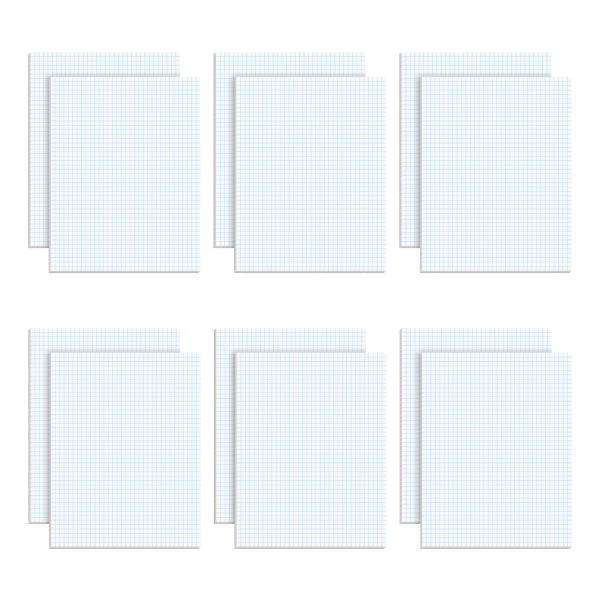 TOPS Quadrille Pads With Heavyweight Paper 4 x 4 SquaresInch 50 Sheets  White - Office Depot
