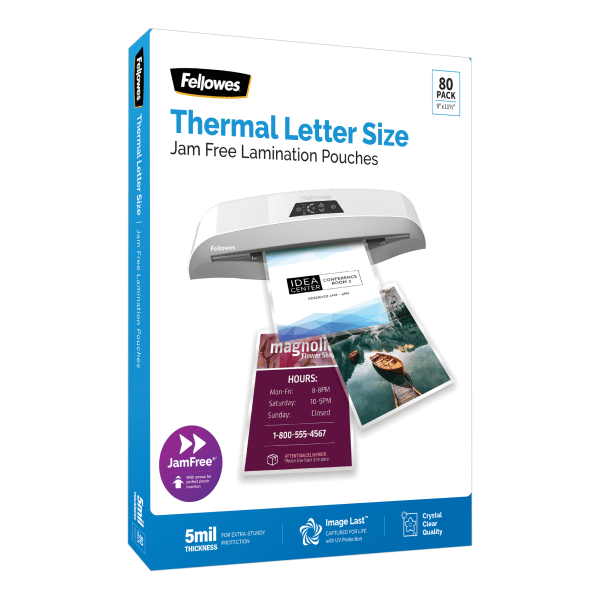 Scotch Front & Back Thermal Laminating Pouches TP5903-20, Glossy, 5.20 x  7.20, 5 mil Thick, Clear, Box Of 20 Laminating Sheets - Zerbee