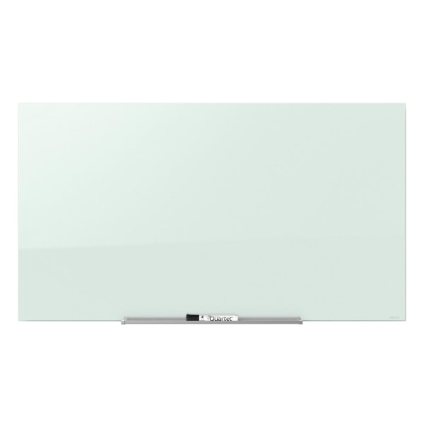 Quartet® InvisaMount™ Unframed DryErase Whiteboard, 85" x 48", White Zerbee