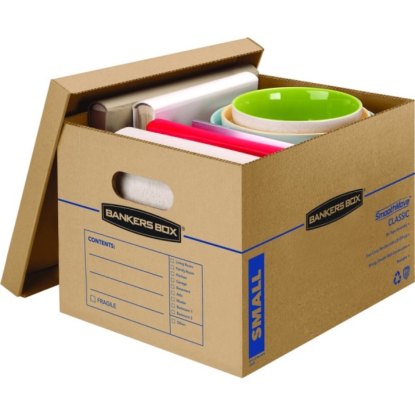 Bankers Box SmoothMove Moving Box Kit, 12 pk.