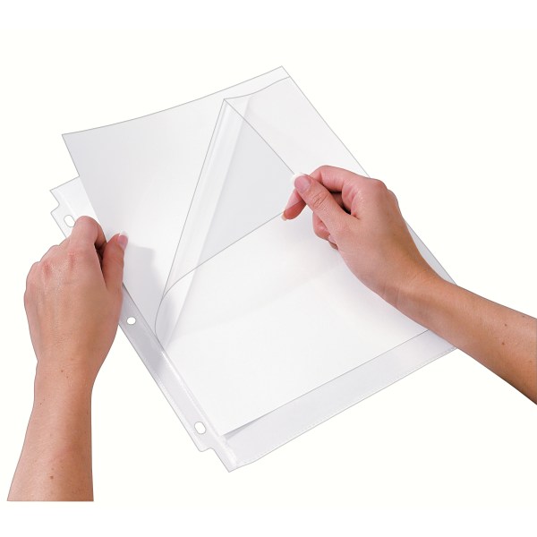 Photo Binder Pages, 4 x 6, Multi Direction, Clear, Pack Of 10