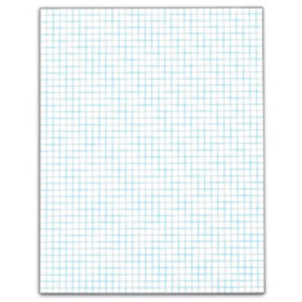 TOPS Quadrille Pads With Heavyweight Paper 8 x 8 SquaresInch 50