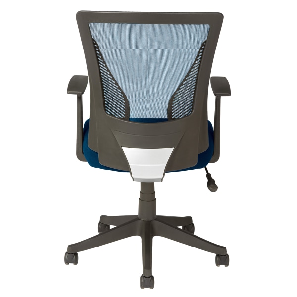 Realspace Adley MeshFabric Low Back Task Chair GrayWhite BIFMA Compliant -  Office Depot