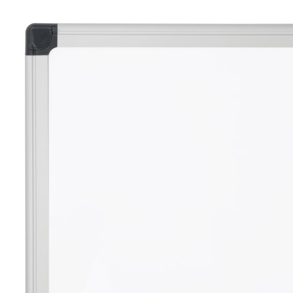   Basics Large Magnetic Dry Erase White Board, 48 x 72,  Aluminum frame, Silver/White : Office Products