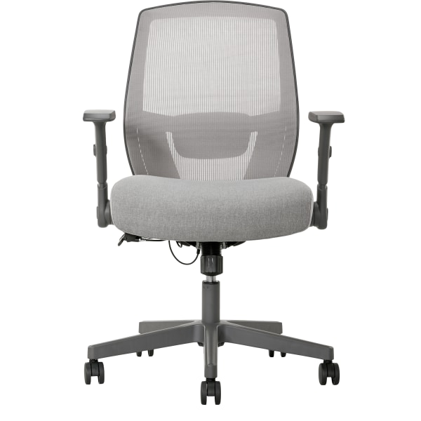 Union & Scale Essentials Mesh Back Fabric Task Chair | Supports Up to 275 lb | Black