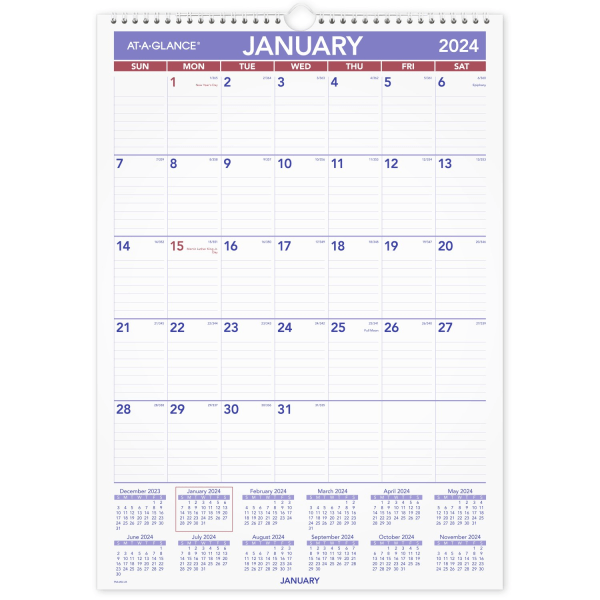 Current 2024 Celebrations Scrapbook Wall Calendar - 12 x 9, Bookstore  Quality, Spiral Bound