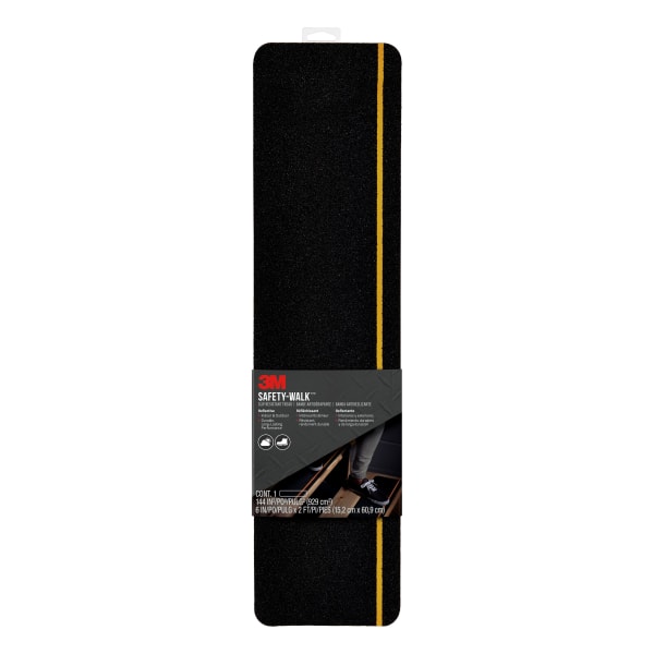 3M Safety-Walk Slip Resistant Tape 610B-R2X180, Black, 2 in x 15 ft