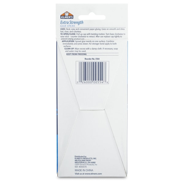 Avery® Glue Stic™, Glue Sticks, Washable, Non-Toxic, 1.27oz, 6