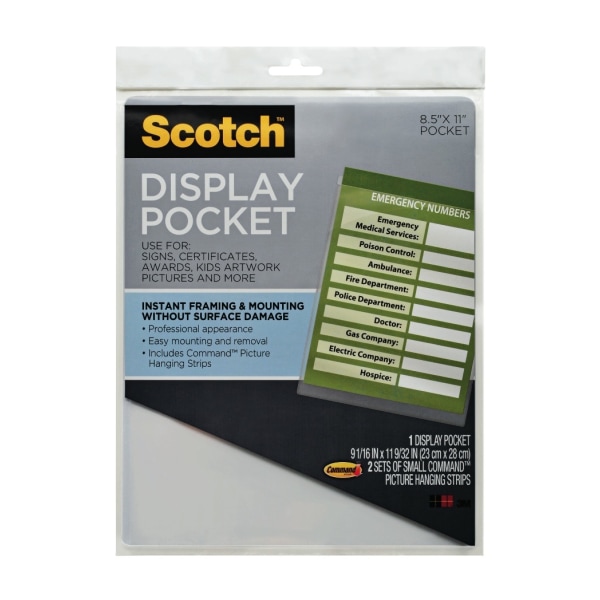 Scotch Display Pocket MMMWL854C