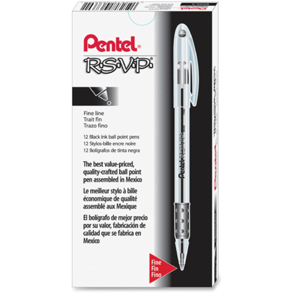 Zebra BCA F 301 Ballpoint Pens Fine Point 0.7 mm Stainless Steel Barrel  Black Ink Pack Of 2 - Office Depot