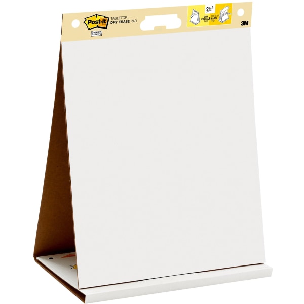 Post-it® Notes Super Sticky Dry-Erase Tabletop Easel Pad, 20 x 23