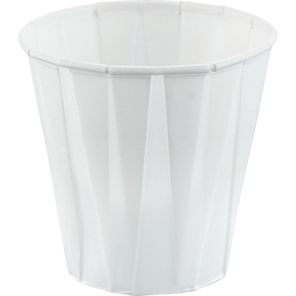 SOLO Cup Company 4BR-2050-1 200 Piece Cone Water Cups, Cold, Paper, 4 oz, White