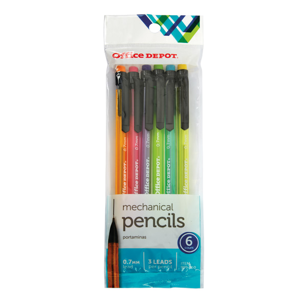 BIC Xtra Sparkle Mechanical Pencils 0.7mm 2 Lead Assorted Barrel Color Pack  Of 24 - Office Depot