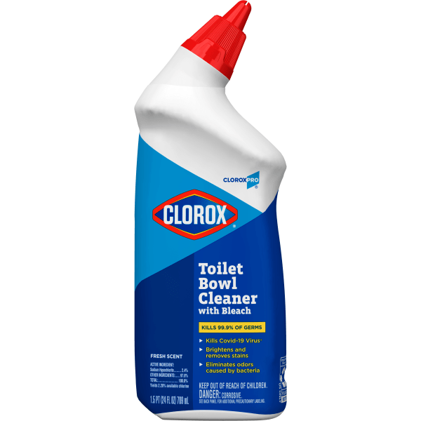 CloroxPro Toilet Bowl Cleaner with Bleach Fresh Scent 24 Fluid Ounces