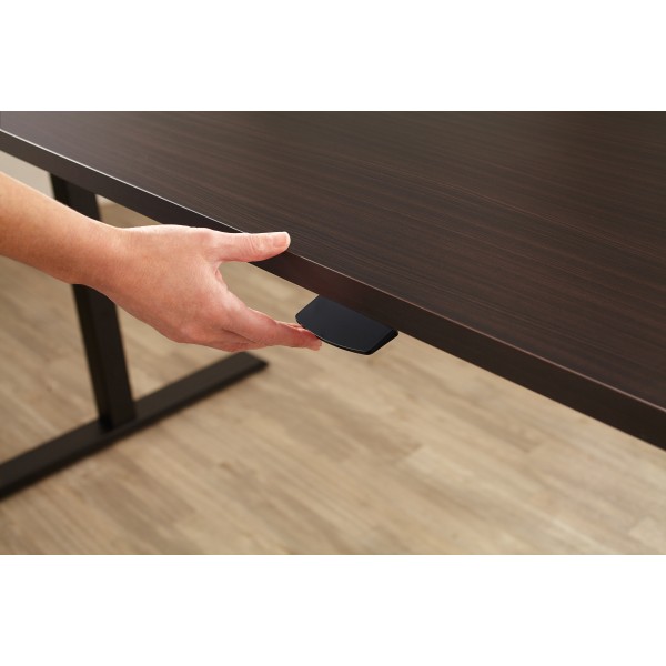 Realspace Magellan 60 W Pneumatic Height Adjustable Standing Desk Gray Zerbee
