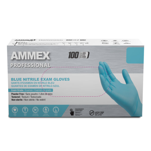 Ammex vinyl gloves deals medium