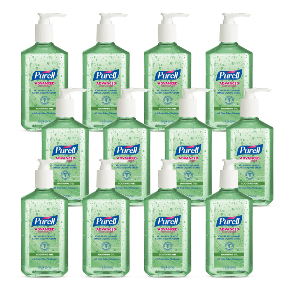 Purell advanced hand sanitizer hot sale soothing gel fresh scent