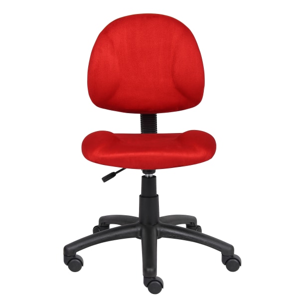 Boss Microfiber Task Chair, Red 1825993