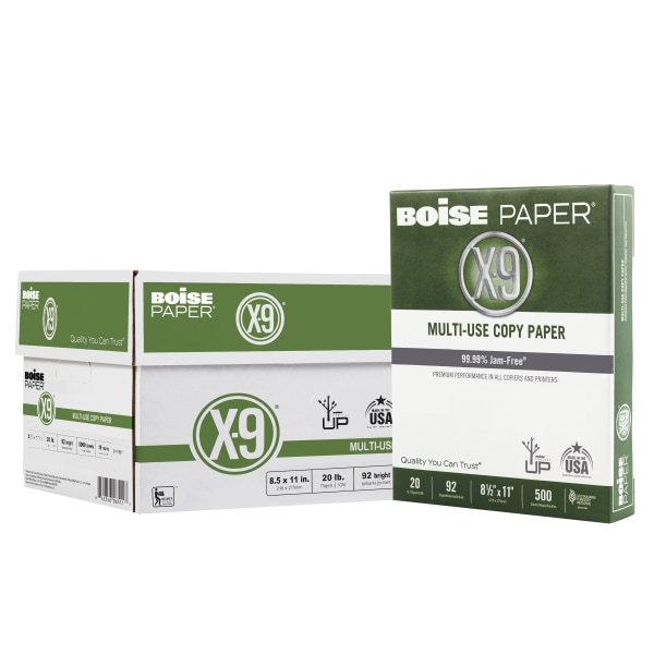 Staples Laser Paper, 8.5 x 11, 28 lbs., Bright White, 500 Sheets