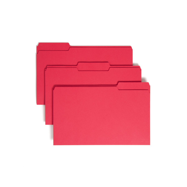 Legal size shop file folders