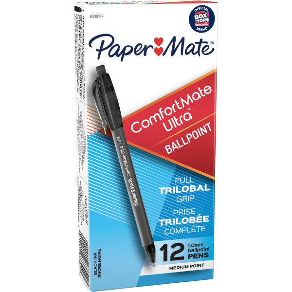 Paper mate 1.0 deals m pen blue