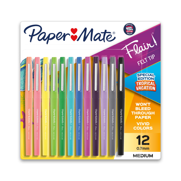 Colored clearance flair pens