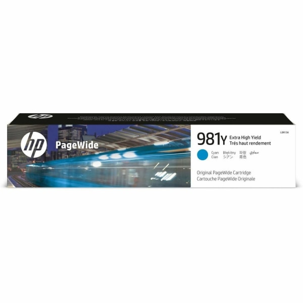 早割 旅行 HP L0R13A Cartridge, Extra-High-Yield Cyan PageWide 981Y パソコンゲーム