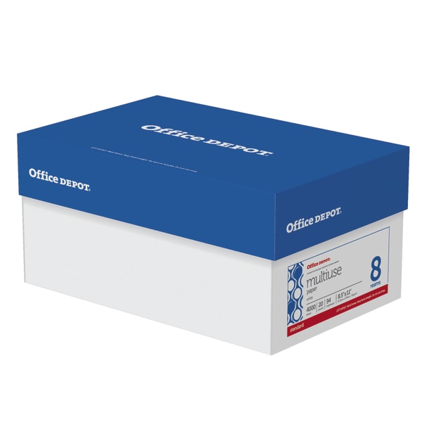 MultiUse Printer & Copy Paper, 8 Reams, White, Letter (8.5" x 11