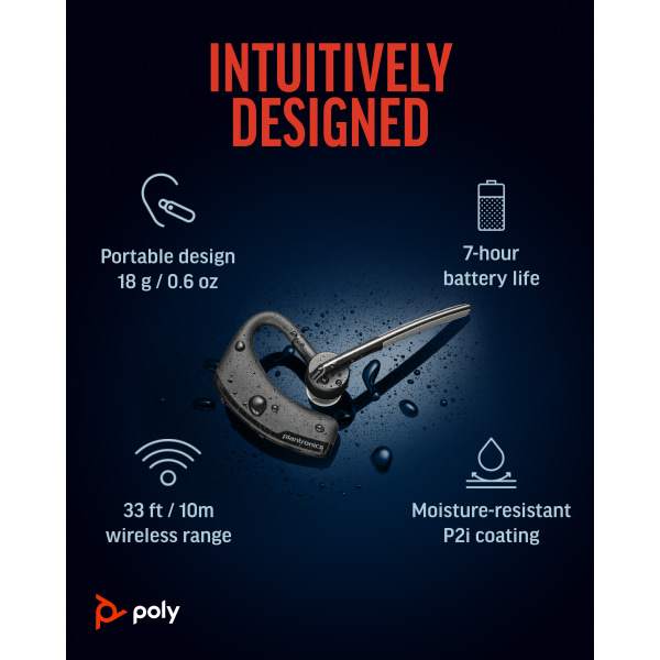 Plantronics® Voyager Legend Wireless Bluetooth® Over The Ear Plantronics® Voyager Legend Wireless Bluetooth® Over The Ear