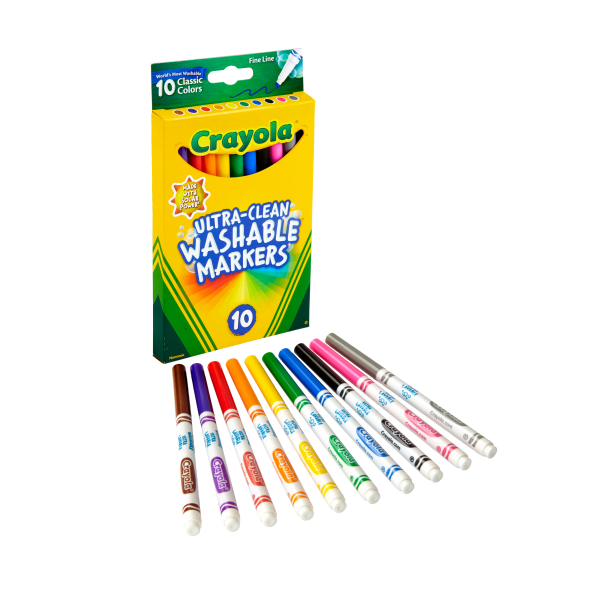 8 count washable crayola deals markers